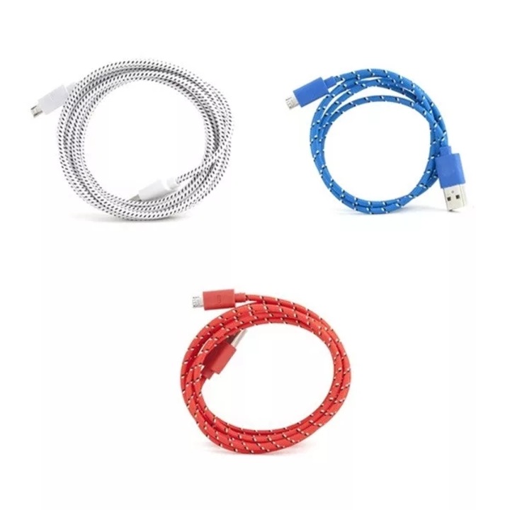 Kikkerland töltő kábel, extra hosszú, micro USB