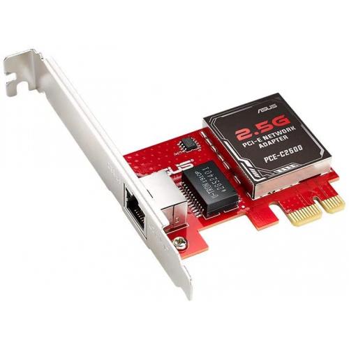 Placa de retea ASUS 2.5GBase-T PCIe PCE-C2500 cu compatibilitate inversa