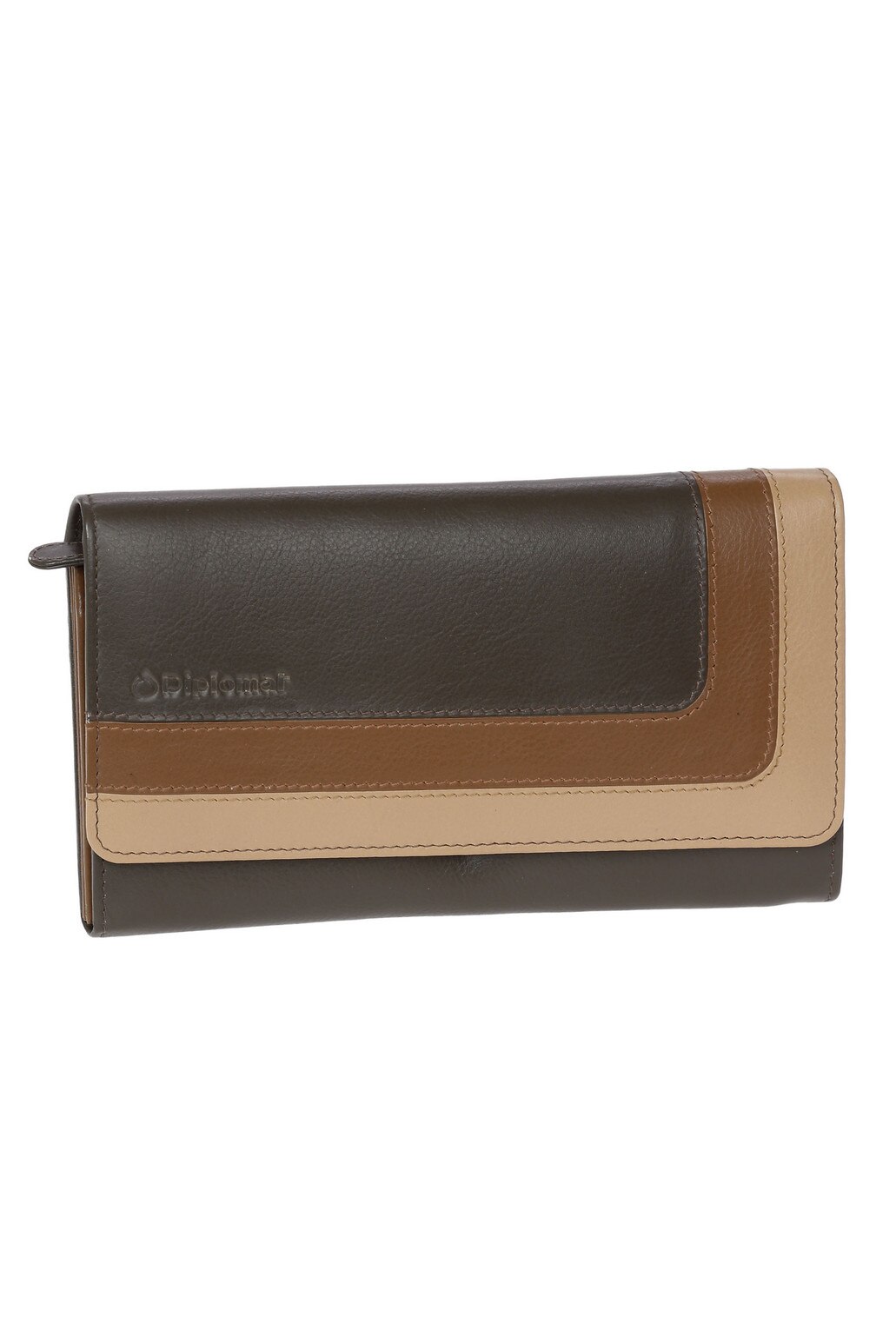 Portofel Dama, Piele Naturala, Diplomat, Lady 306, Maro/Bej