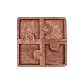 Platou de Servire Personalizabil din lemn Puzzle 25 cm x 25 cm Platou de Servire Personalizabil din lemn Puzzle 25 cm x 25 cm