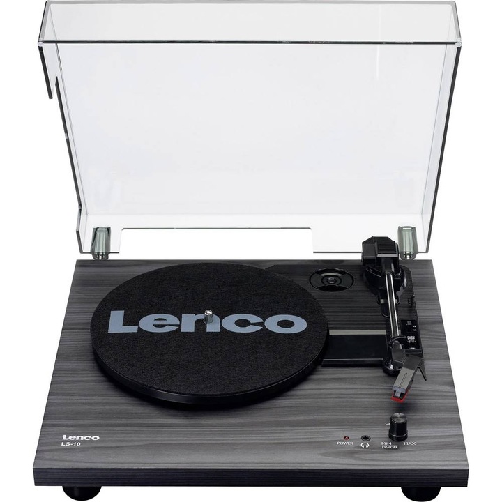 Lenco LS-10 BK lemezjátszó, fekete
