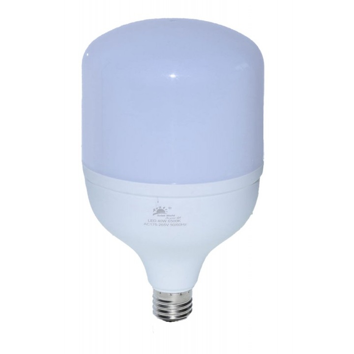 Bec LED elSales ELS-BL60, putere 40 W, 6500 K, fasung E27, alb