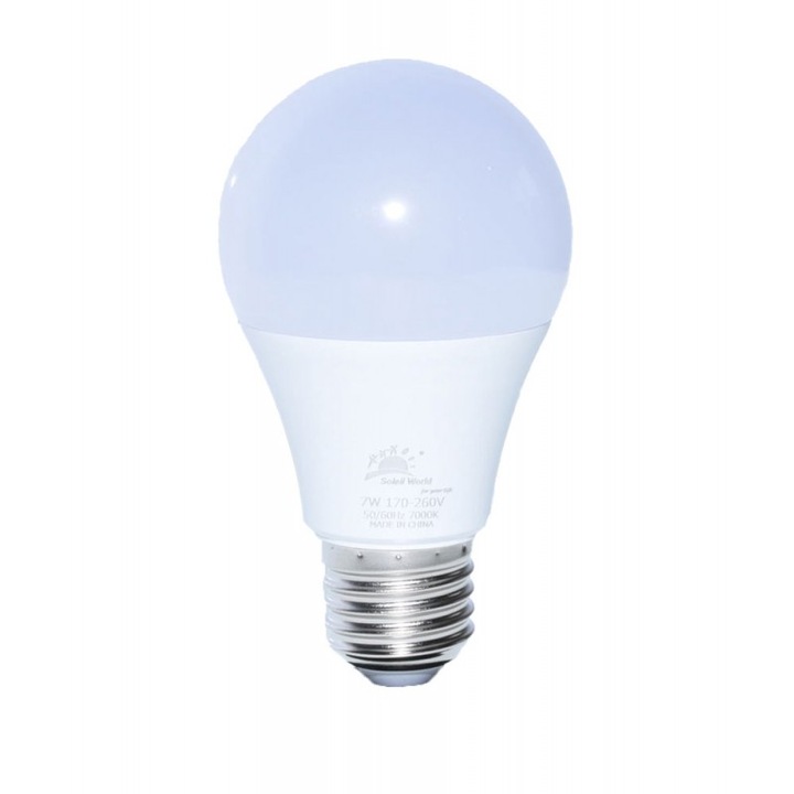 Bec LED elSales ELS-BL5, putere 5 W, 7000 K, fasung E27, alb