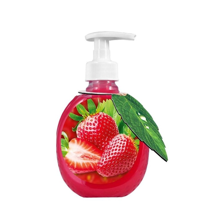 Течен сапун Savelle Pump, 375 ml, аромат на ягода