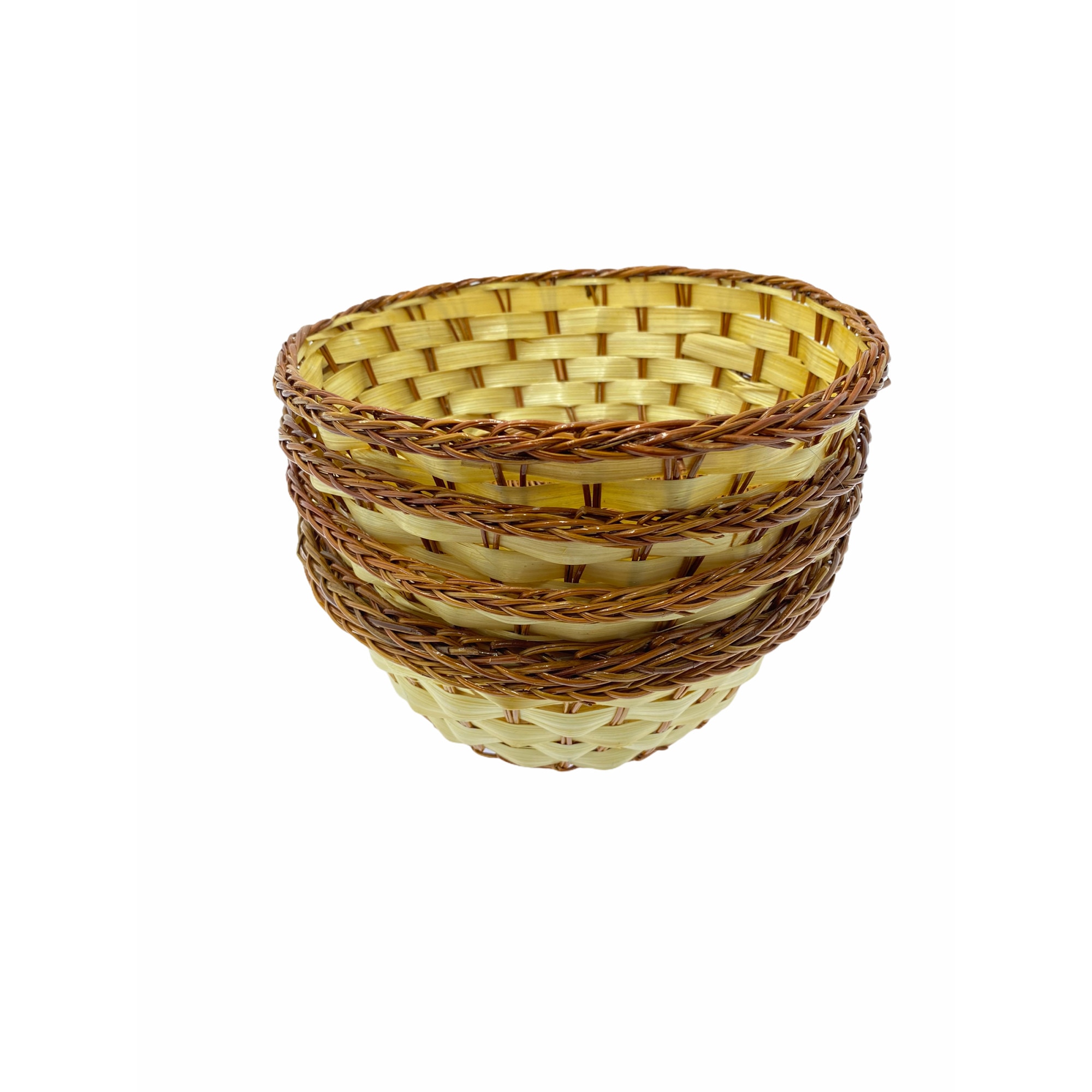 Set 5 cosuri impletite, Atelier, Crem, Rachita, 20x7cm