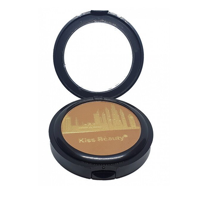 Iluminator pudra, Kiss Beauty, City Glow, Smooth & Flawless Finish, 02