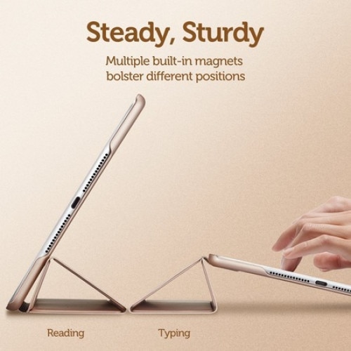 Husa Smart Cover compatibila cu Apple Ipad Air 1/2, Auriu, TELGORBCS