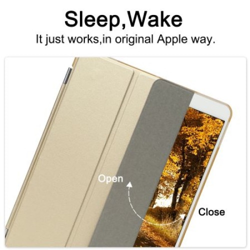 Husa Smart Cover compatibila cu Apple Ipad Air 1/2, Auriu, TELGORBCS