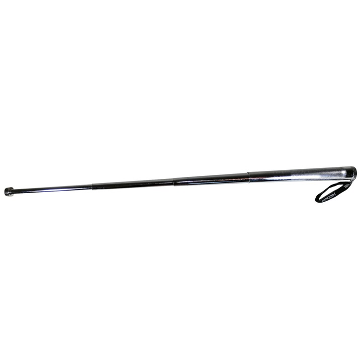 Baston telescopic, Grey Matter, otel inoxidabil, 63 cm, gri, teaca inclusa