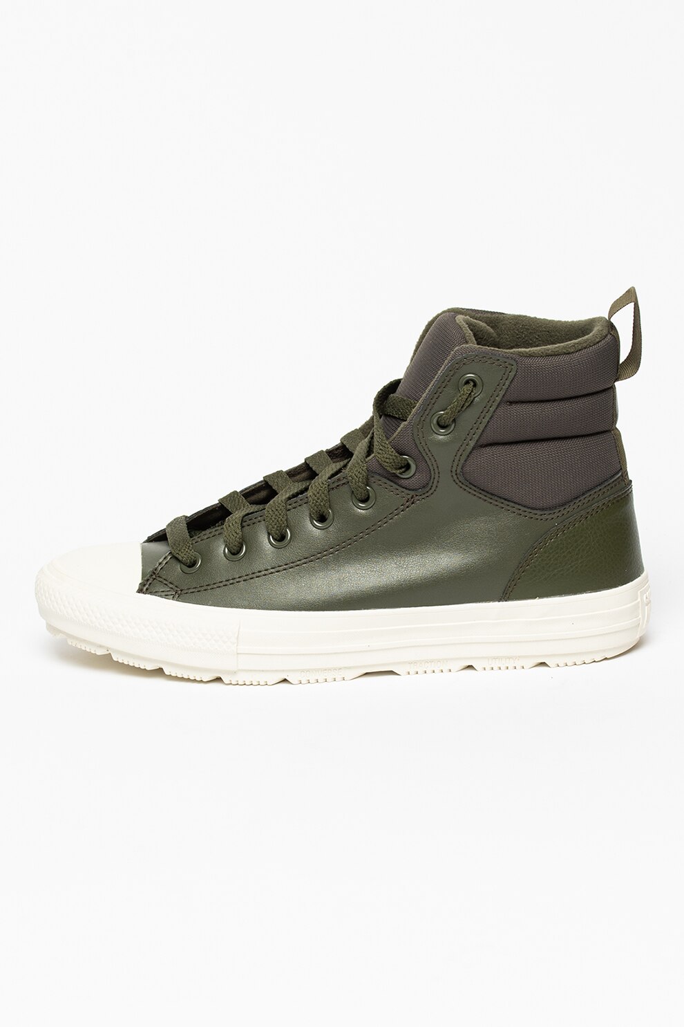 Converse, Tenisi unisex de piele ecologica Chuck Taylor All Star Berkshire, Verde feriga, 44.5