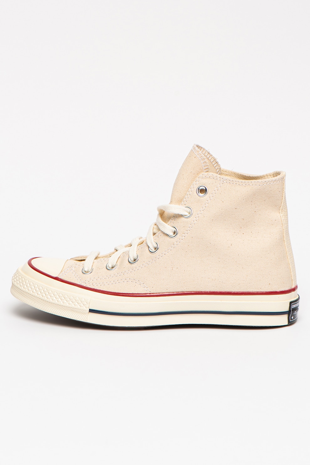 Converse, Tenisi unisex de panza Chuck cu varf intarit Taylor All Star, Crem