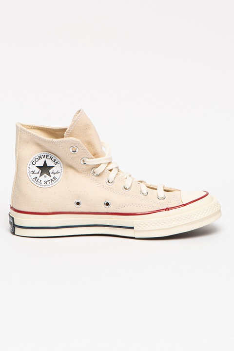 Converse, Унисекс текстилни кецове Chuck Taylor All Star с подсилен връх, Крем, 5.5