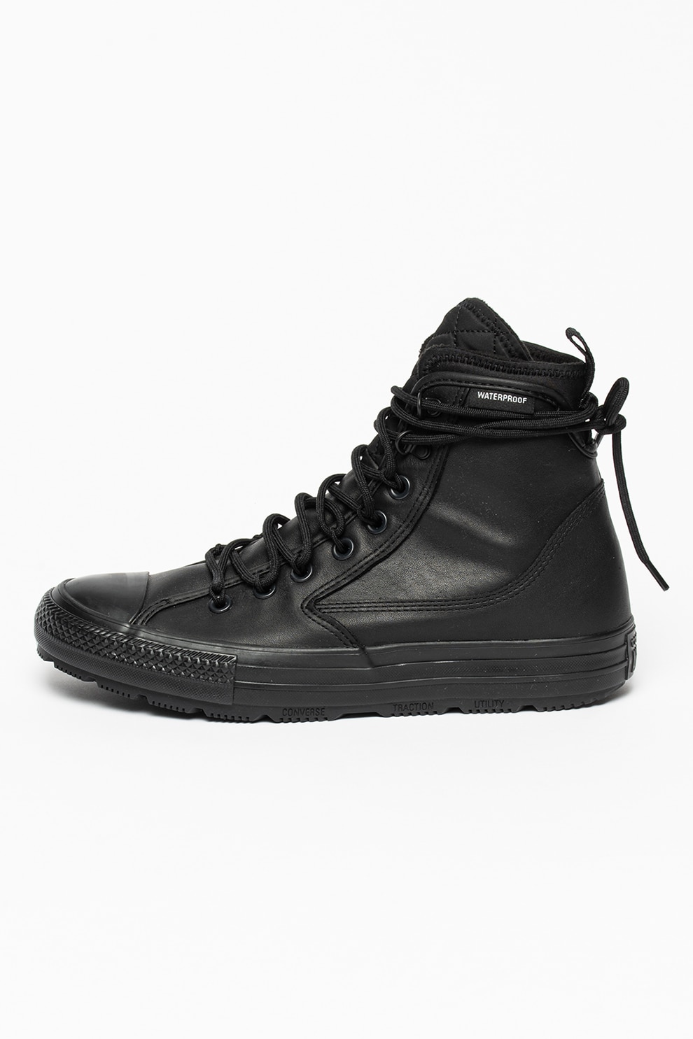 Converse, Tenisi unisex de piele Chuck Taylor All Terrain, Negru