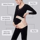 Centura Abdominala Gravide BabyToy™ G1, Orteza Corset Cu Banda Sustinere Abdomen Pentru Sarcina, Din 3 Piese Pentru Perioada Prenatala, L, Crem