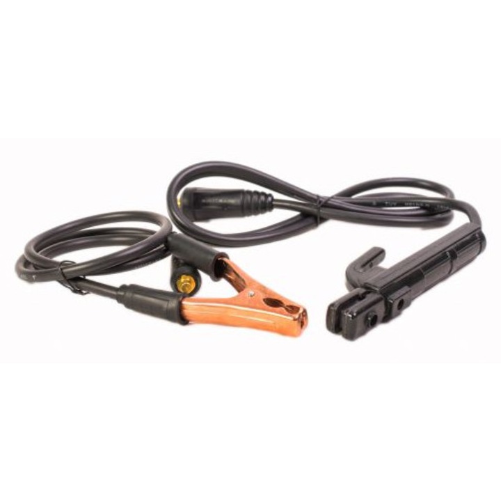 Cabluri sudura Micul Fermier, cleste masa + portelectrod, dimensiune conectori 35-50, 300A
