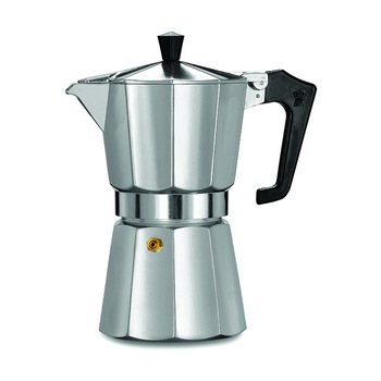Espressor moka 6P ItalExpress Pezzetti, aluminiu, 6 cesti Espressor moka 6P ItalExpress Pezzetti, aluminiu, 6 cesti