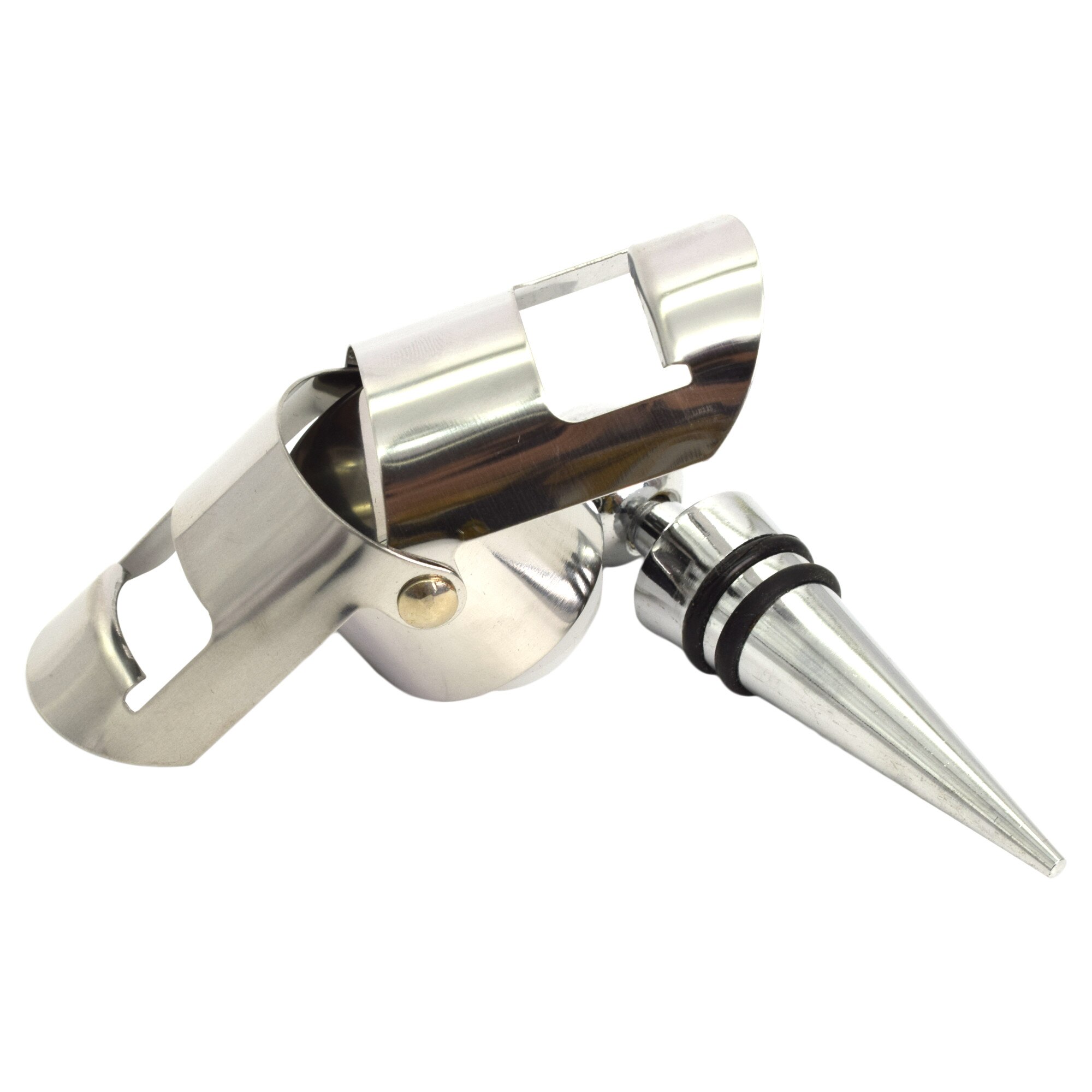 Set 2 dopuri pentru vin si sampanie, Cuisine, argintii