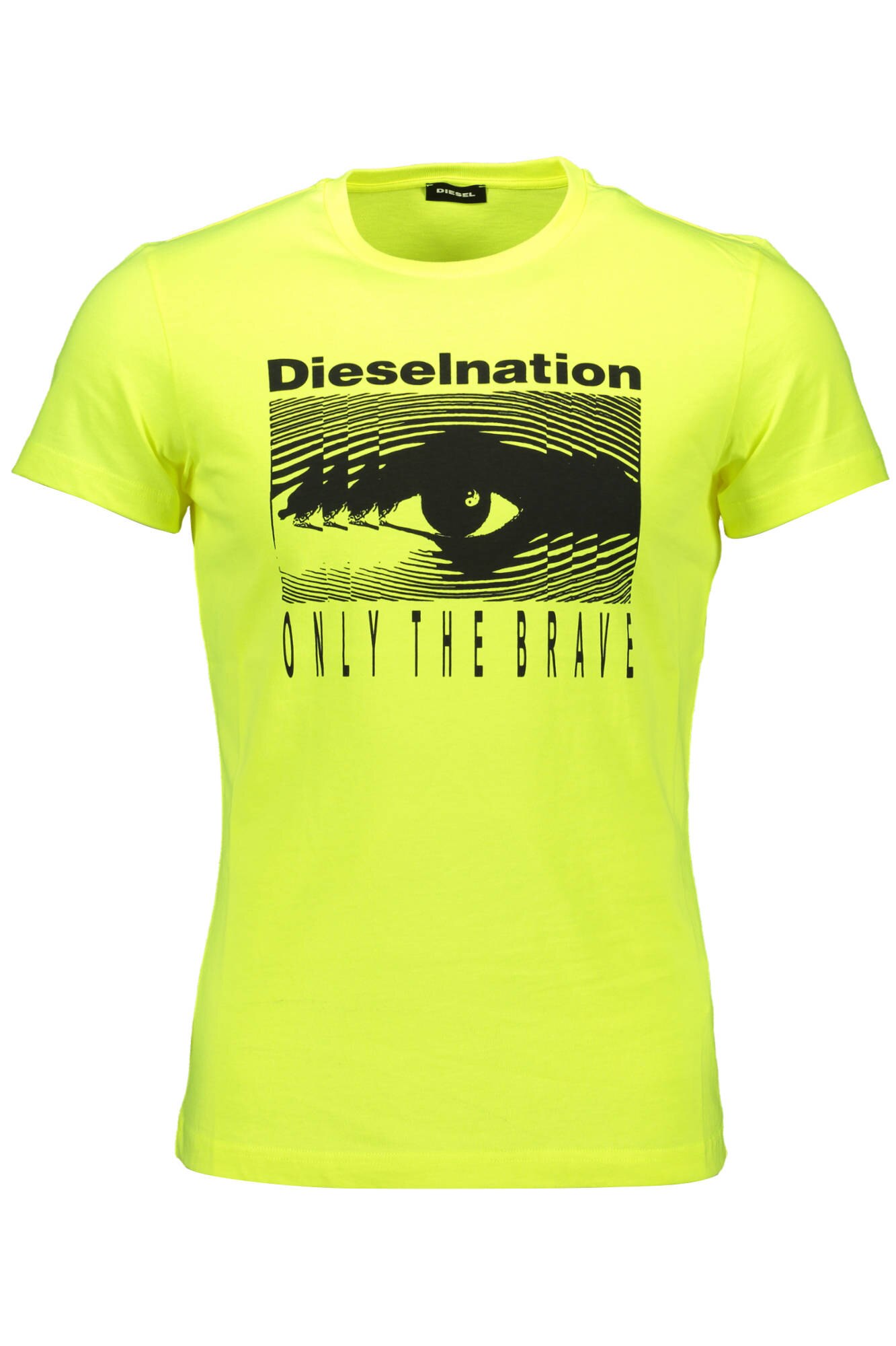 Tricou Barbati, DIESEL, 9100884, Logo, Galben, 2XL INTL
