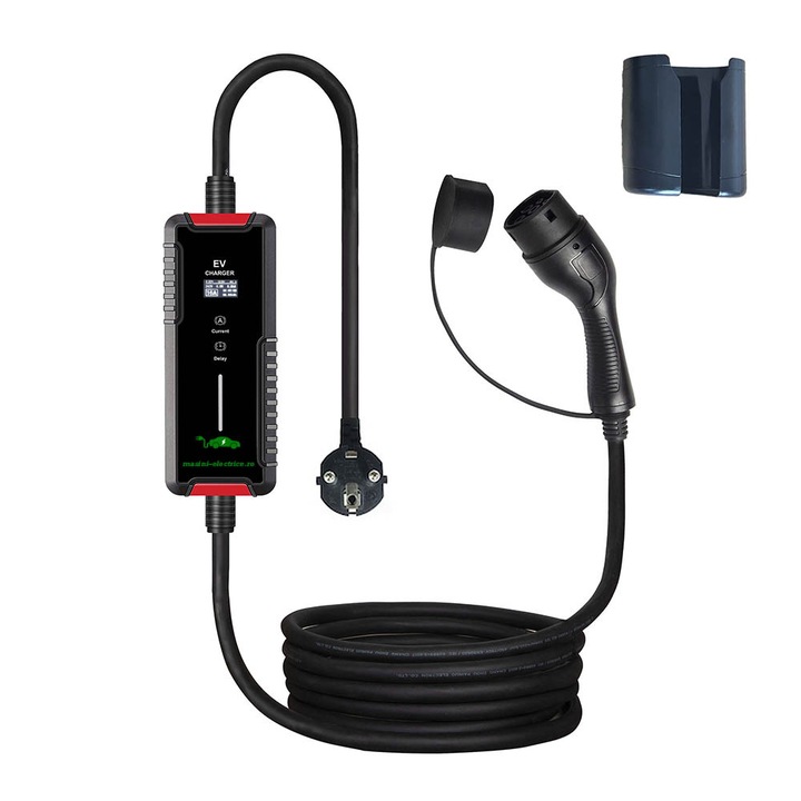 Incarcator variabil 3.7KW pentru masina electrica Type 2 (C), cablu 5m