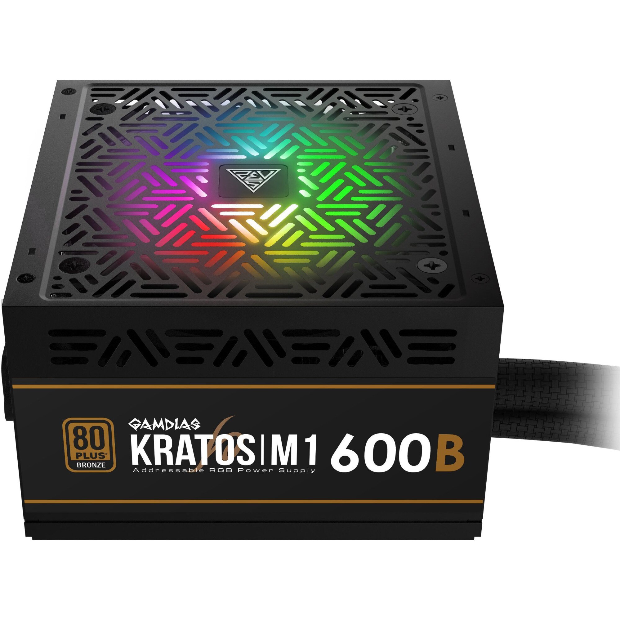 Sursa Gamdias KRATOS M1 600B, 80 PLUS® Bronze, 600W, RGB