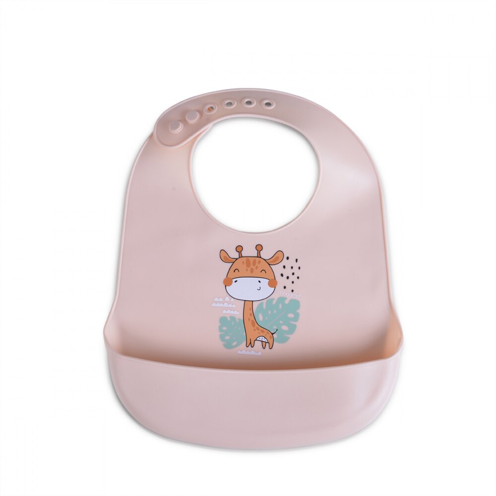 Baveta din silicon Cangaroo Rooibos Pink