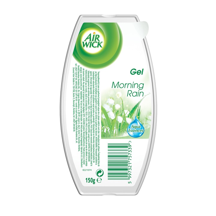 Air Wick Gel Morning Rain légfrissítő, 150 g