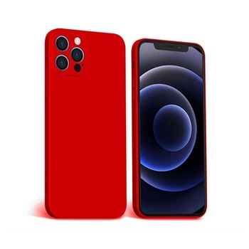 Husa protectie Flippy compatibila cu Apple iPhone 12 Pro Mag Safe Silicone Rosu Husa protectie Flippy compatibila cu Apple iPhone 12 Pro Mag Safe Silicone Rosu