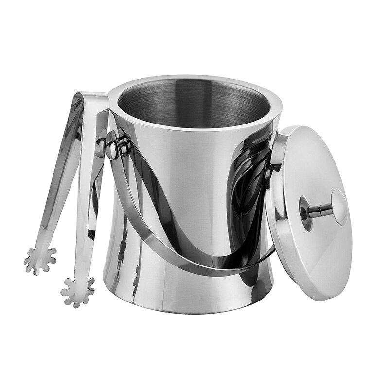 Frapiera pentru gheata cu cleste, Lancaster, SF331, Otel inoxidabil, Argintiu