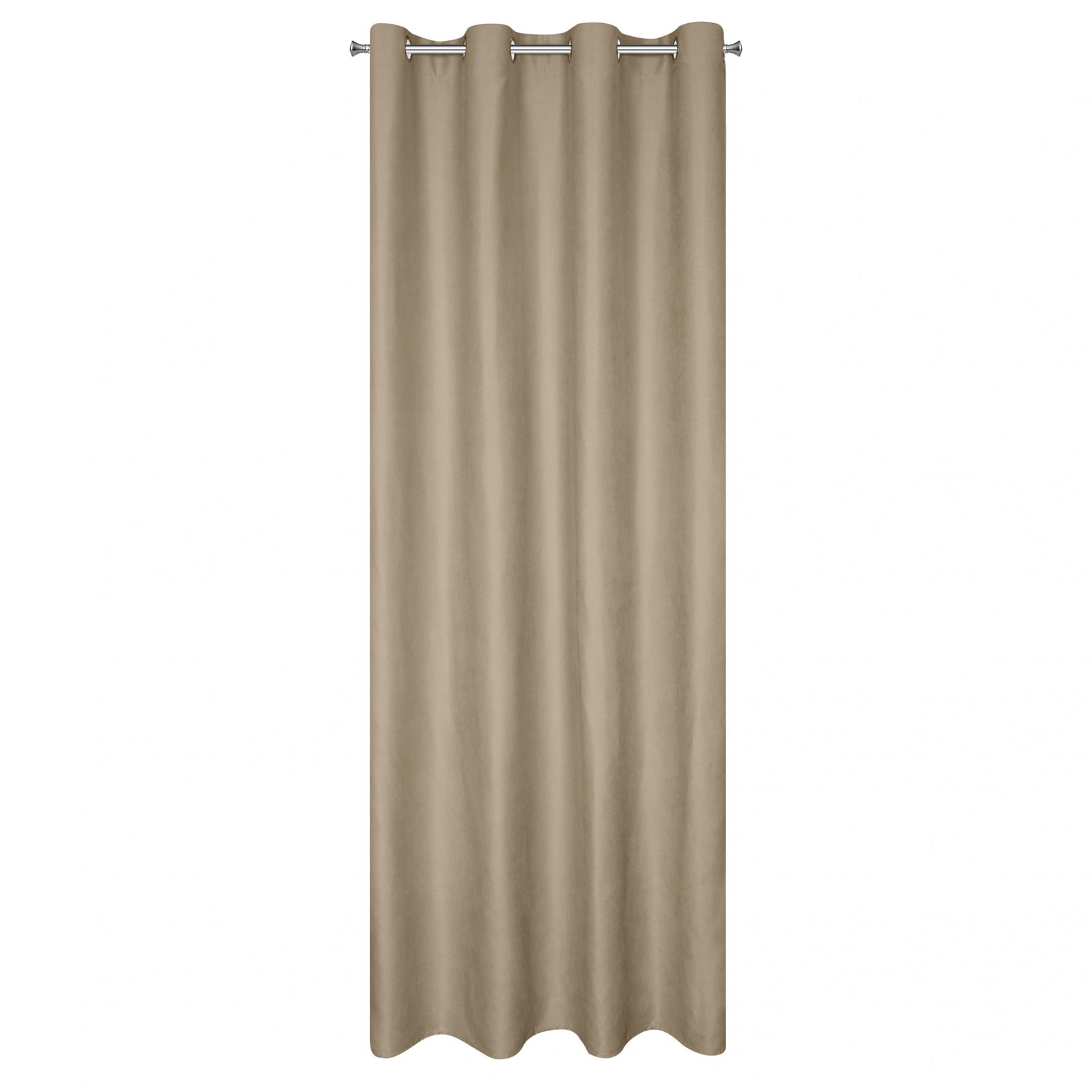 Perdea decorativa cu inele metalice, ADA 140x250 cm, Eurofirany, Cappucino