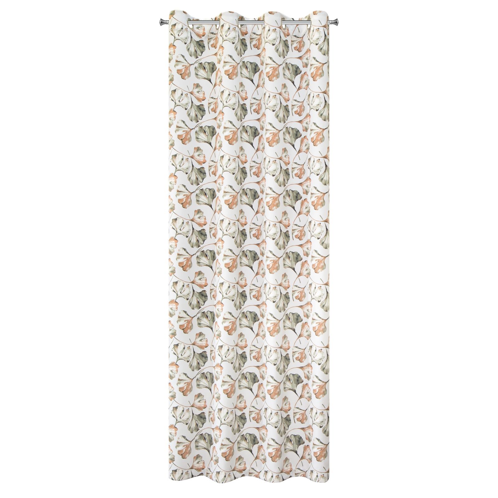 Perdea decorativa cu inele metalice, AIDA 140x250 cm, Eurofirany, Bej