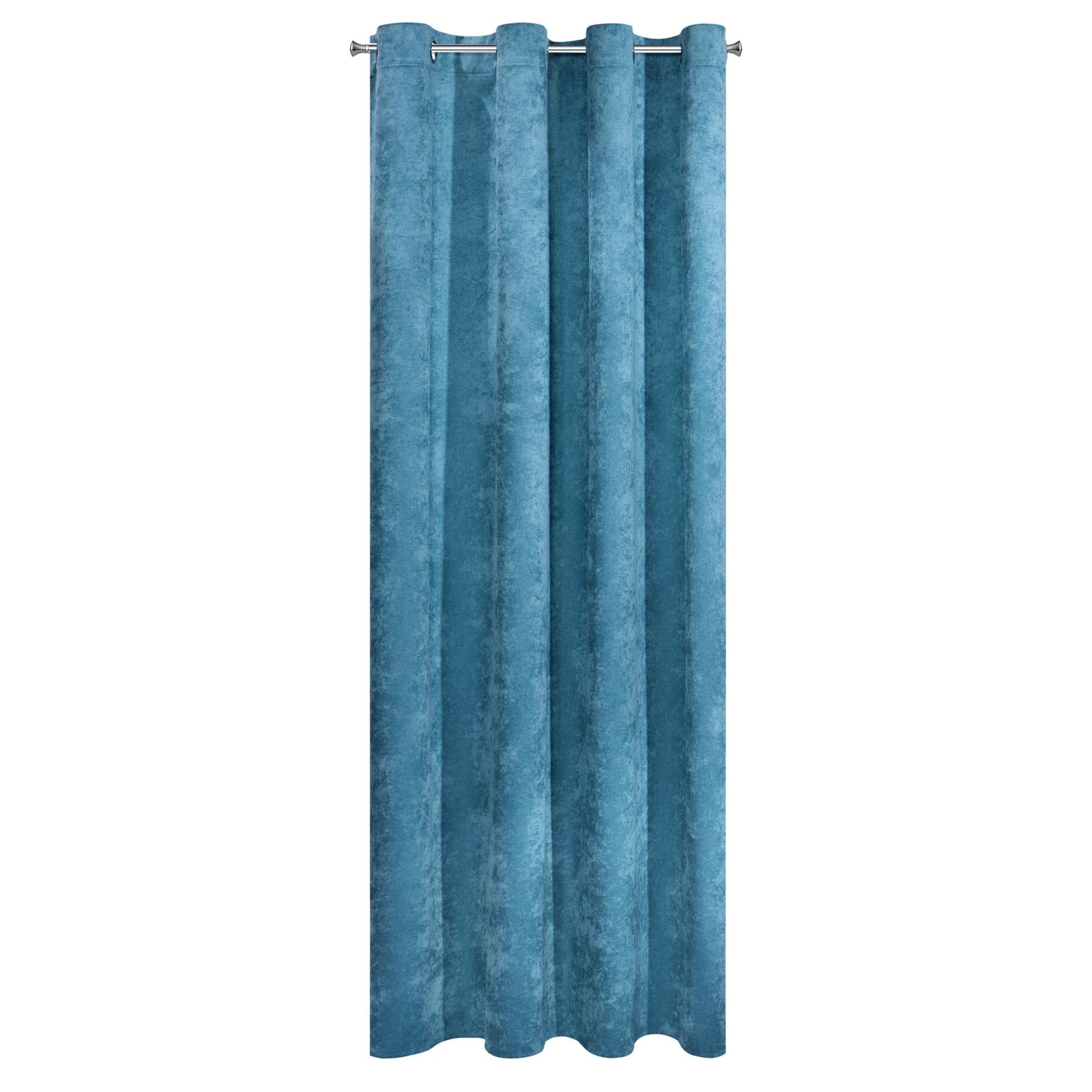 Perdea decorativa cu inele metalice, ANISA 140x250 cm, Eurofirany, Albastru