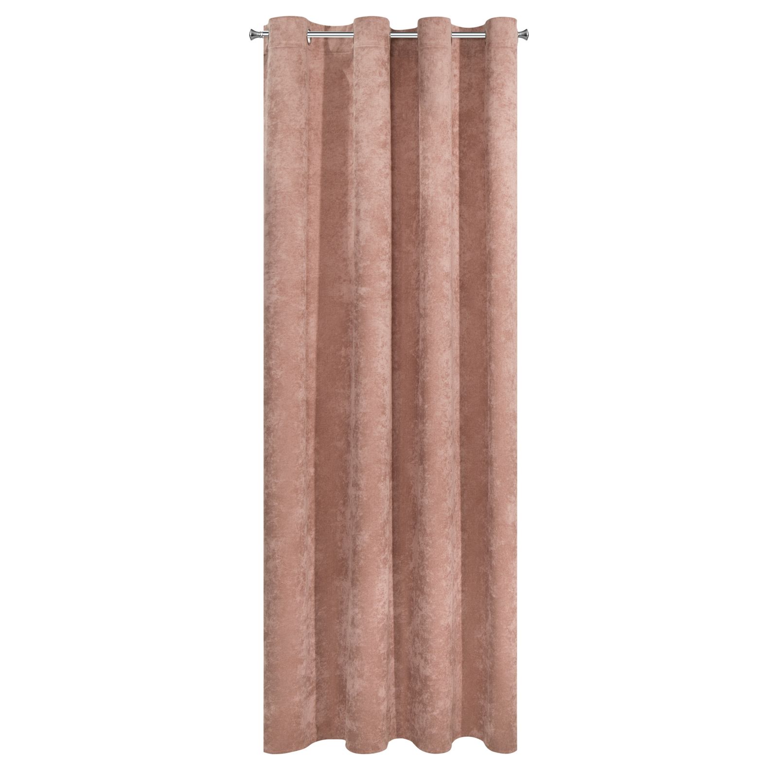 Perdea decorativa cu inele metalice, ANISA 140x250 cm, Eurofirany, Roz inchis