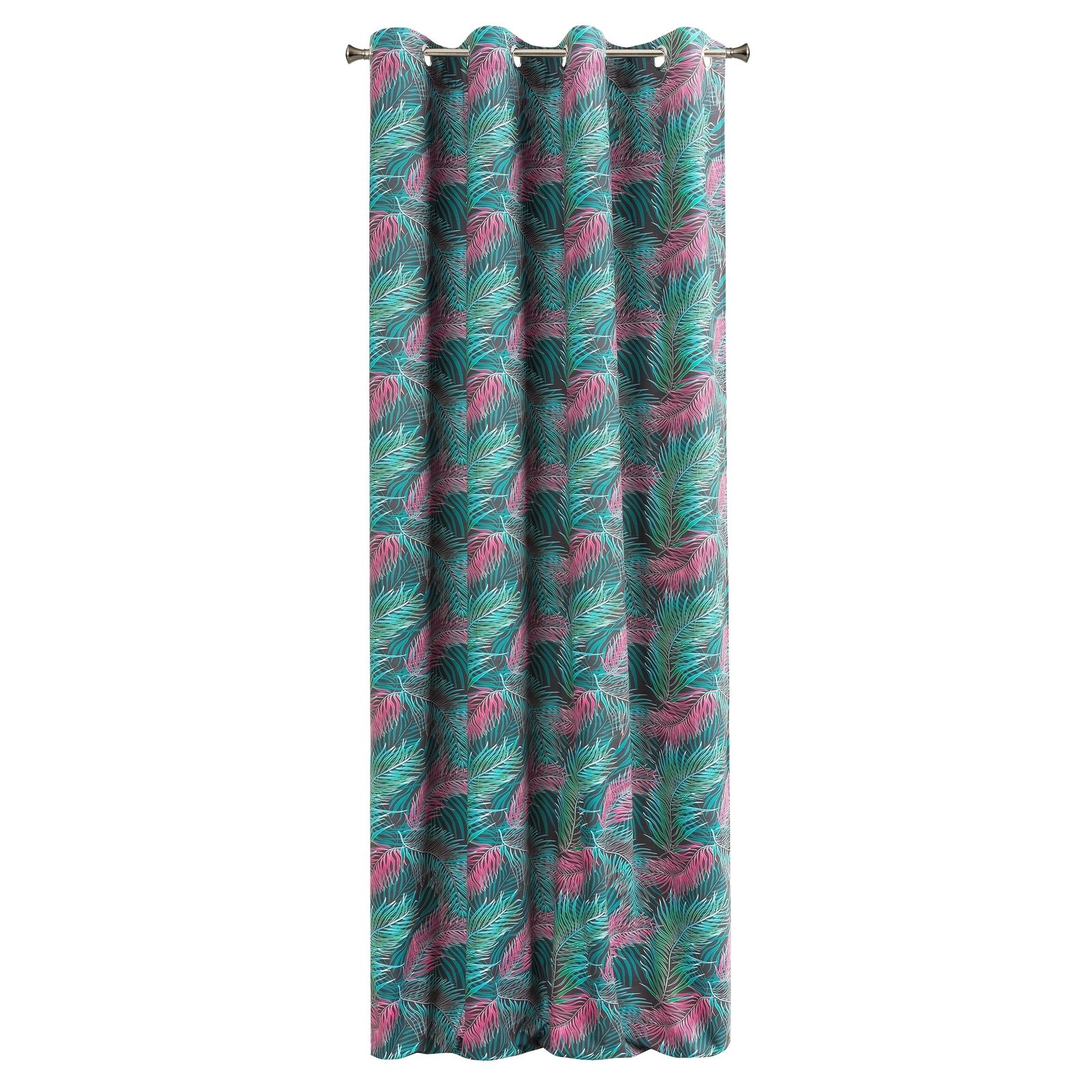 Perdea decorativa cu inele metalice, ALBA 140x250 cm, Eurofirany, Multicolor