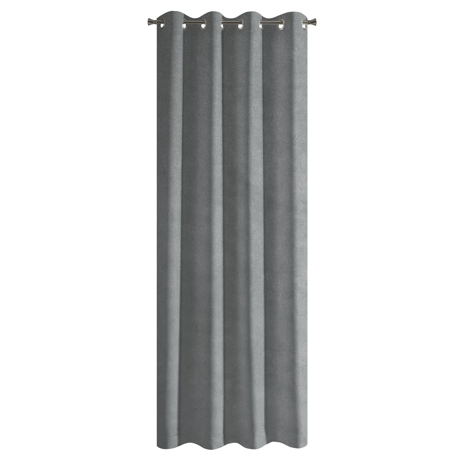 Perdea decorativa cu inele metalice, BEFRU 140x250 cm, Eurofirany, Gri