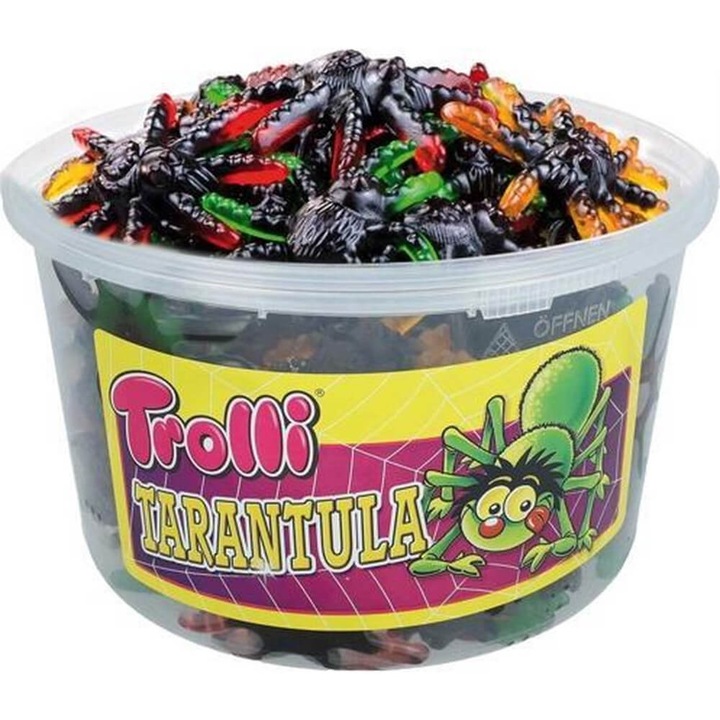75 darabos Trolli gyümölcszselé készlet, Tarantula alakú, 975 g