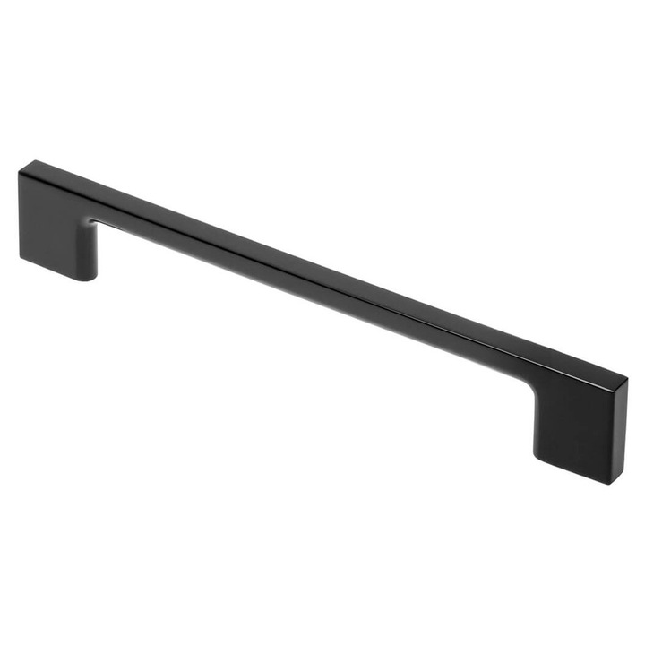 Maner mobila 96 mm, negru mat, ZAMAK