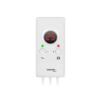 Controler Auraton HYDRA, supapa cu 3 cai, histerezis +/- 5 °C, functie Anti-Stop, alb Controler Auraton HYDRA, supapa cu 3 cai, histerezis +/- 5 °C, functie Anti-Stop, alb