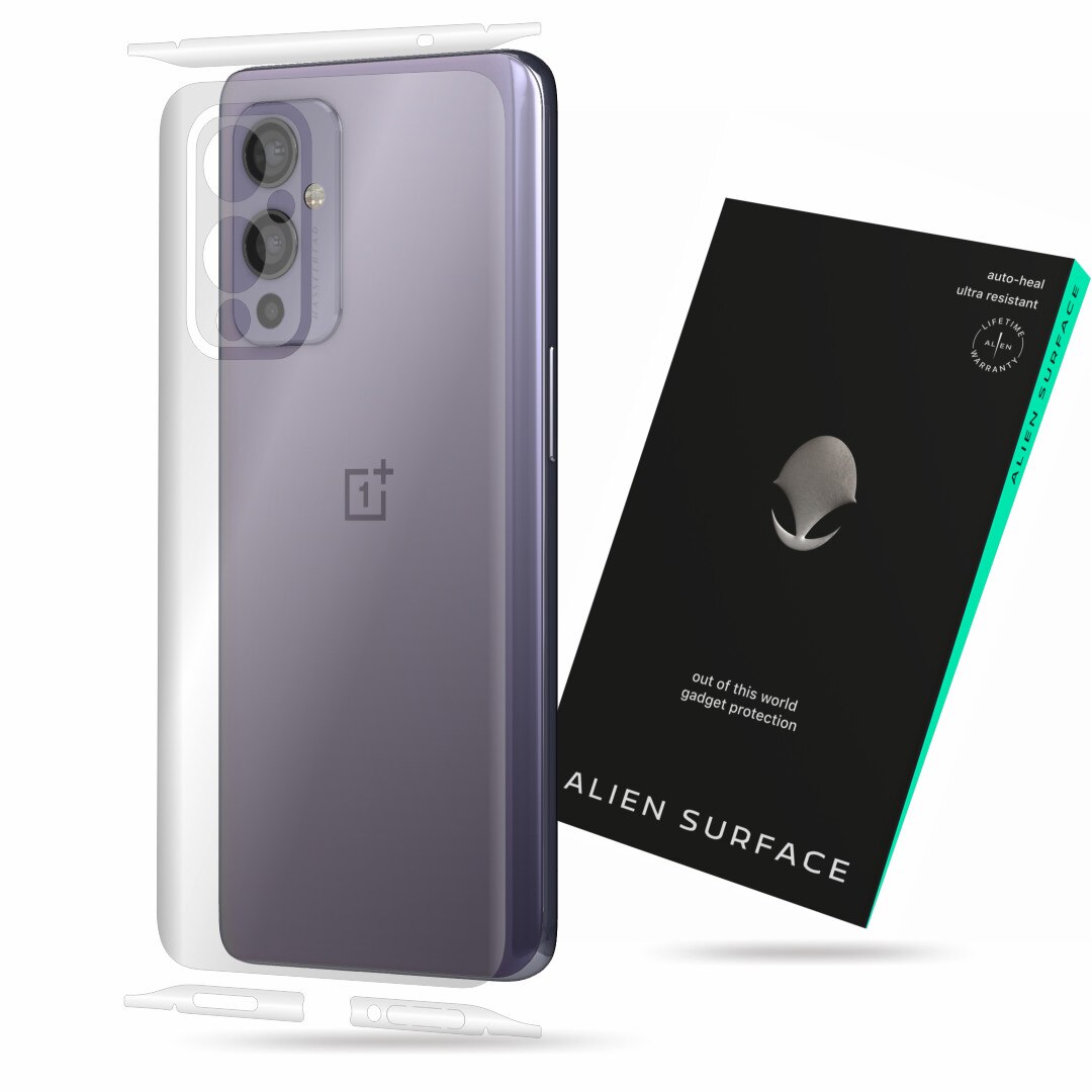 Folie Alien Surface, compatibila cu OnePlus 9, protectie spate, laterale