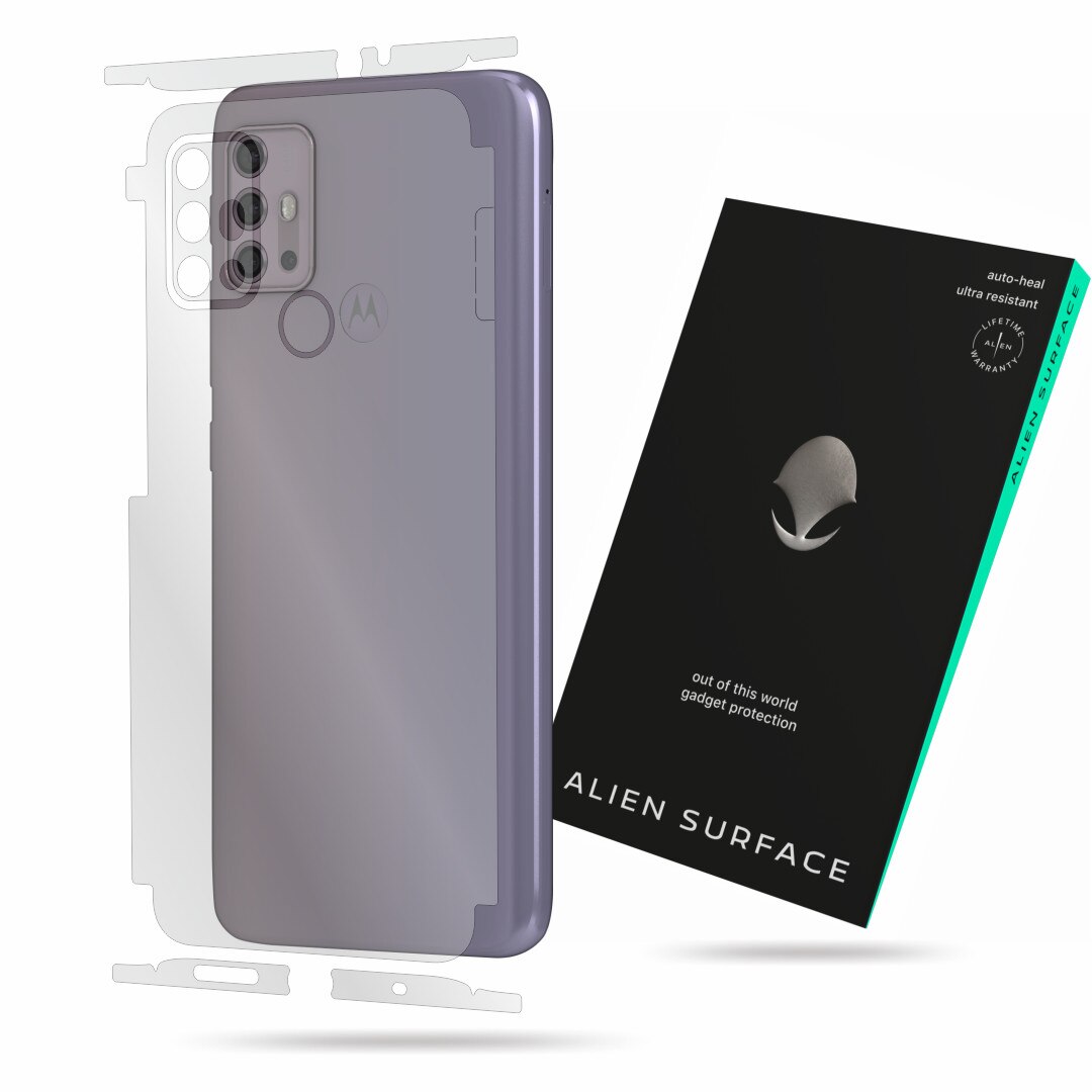 Folie Alien Surface, compatibila cu Motorola G30, protectie spate, laterale