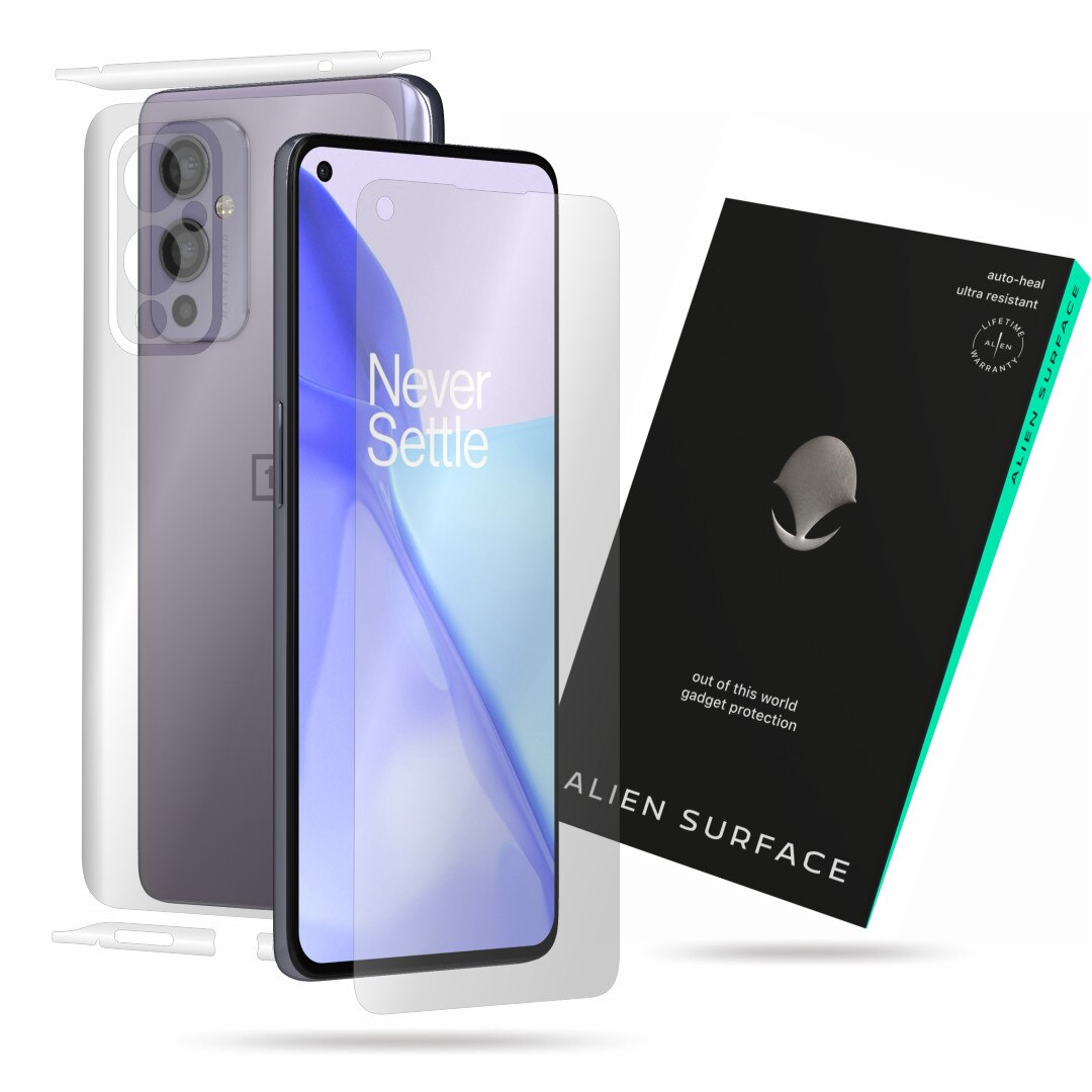 Folie Alien Surface, compatibila cu OnePlus 9, protectie ecran, spate, laterale
