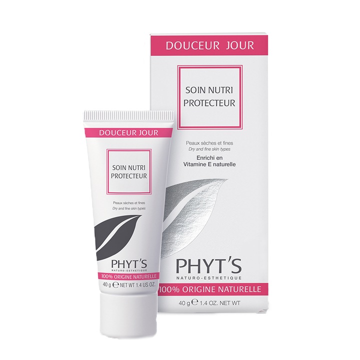 Crema hranitoare si protectiva BIO pentru pielea uscata Soin Nutri-Protecteur Phyts, 40gr