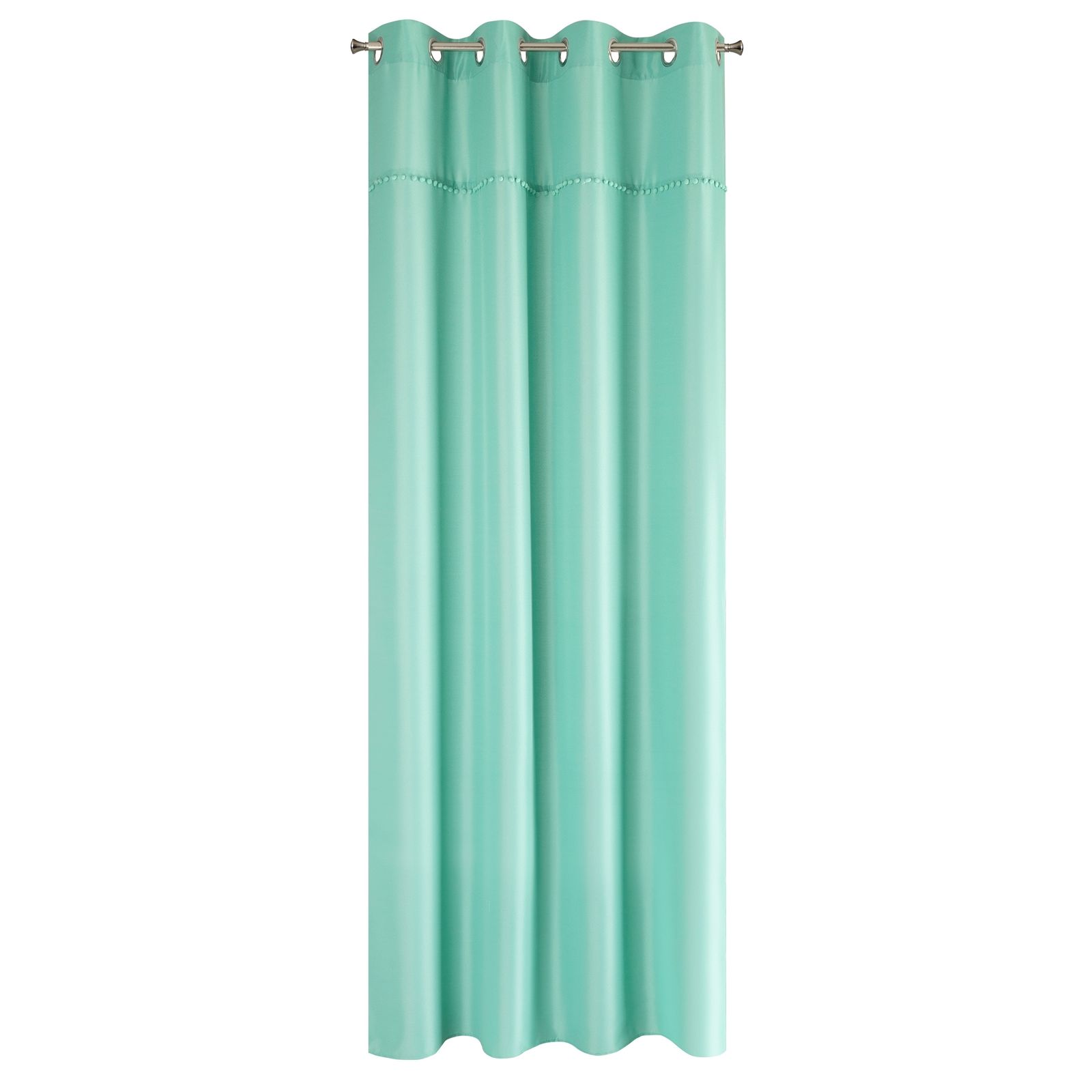 Perdea decorativa cu inele metalice, DEFNE 140x250 cm, Eurofirany, Menta