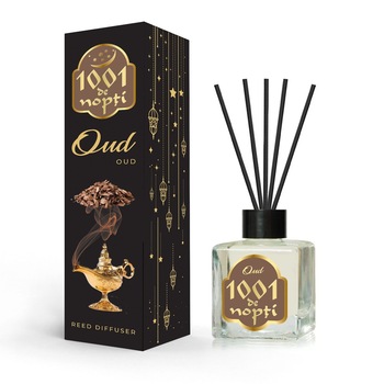 Odorizant camera 1001 de nopti, 100 ml, Oud - Reed Diffuser Odorizant camera 1001 de nopti, 100 ml, Oud - Reed Diffuser