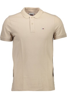 Tricou Barbati, Tommy HILFIGER, Logo, Bej, Bej Tricou Barbati, Tommy HILFIGER, Logo, Bej, Bej