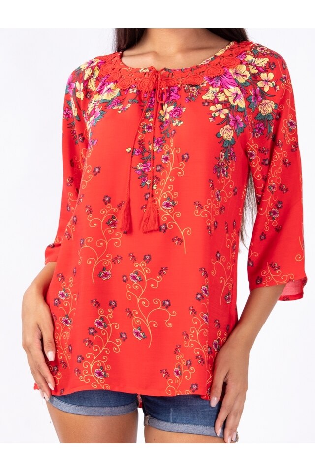 Bluza Dama Deloris Five Rosu