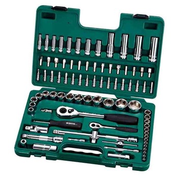 Trusa capete tubulare, Sata, cu accesorii, 86 de piese Trusa capete tubulare, Sata, cu accesorii, 86 de piese