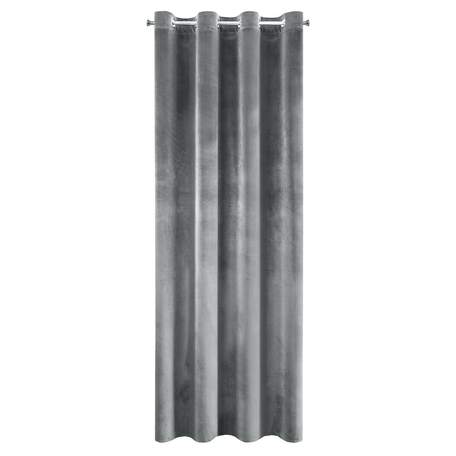 Perdea decorativa cu inele metalice, SAMANTA 140x250 cm, Eurofirany, Grafit