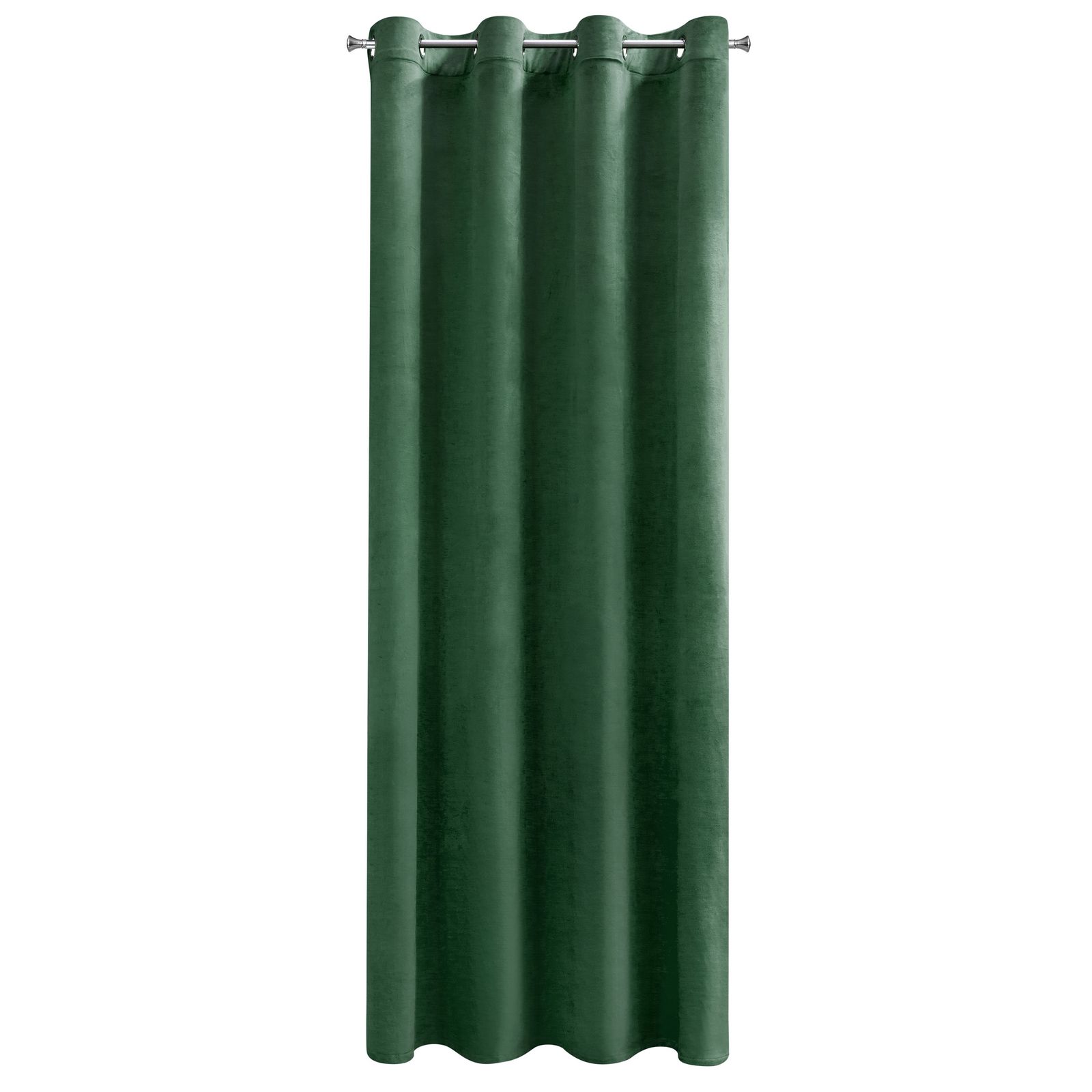 Perdea decorativa cu inele metalice, ROSA 140x250 cm, Eurofirany, Verde