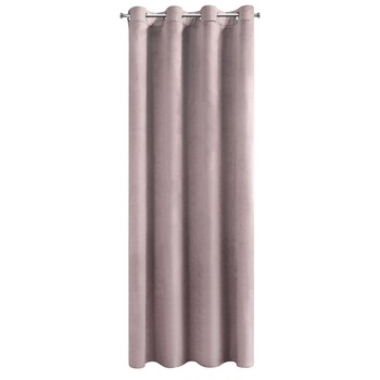 Perdea decorativa cu inele metalice, ROSA 140x250 cm, Eurofirany, Roz pudra Perdea decorativa cu inele metalice, ROSA 140x250 cm, Eurofirany, Roz pudra