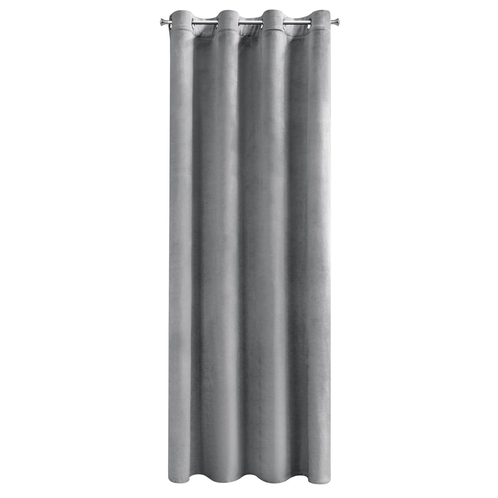 Perdea decorativa cu inele metalice, ROSA 140x250 cm, Eurofirany, Gri